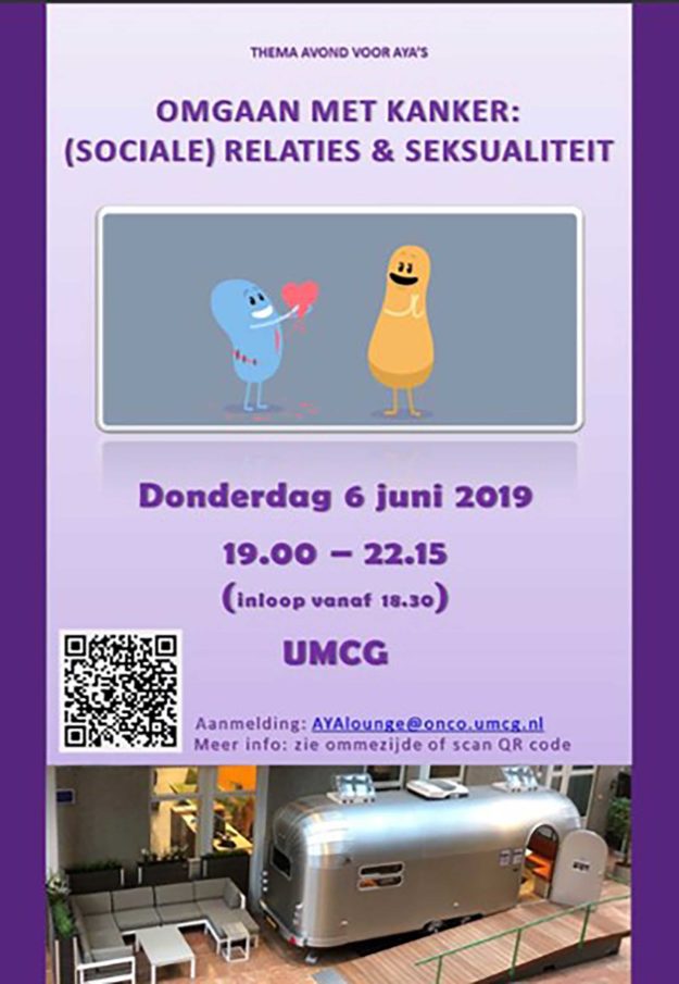 omgaan met kanker 6 juni in UMCG - sick and sex